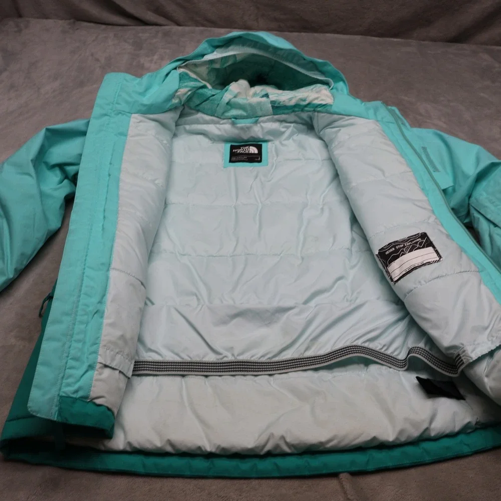 North Face Jacket Girls Large 14/16 Blue Freedom Insulated Waterproof Ski Snow